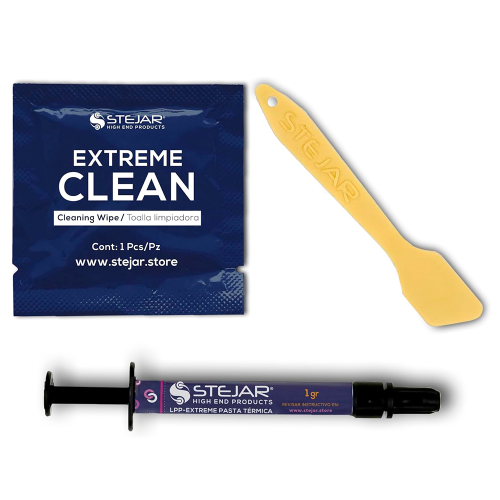 Pasta Térmica Stejar, 1G, LPP-Extreme, Alta Calidad, Compatible con GPU, CPU, Consolas, Cámaras, Leds, LPP-EXTREME