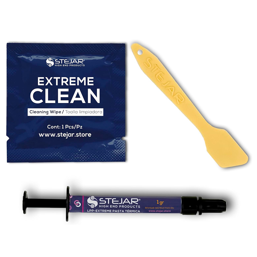 Pasta Térmica Stejar, 1G, LPP-Extreme, Alta Calidad, Compatible con GPU, CPU, Consolas, Cámaras, Leds, LPP-EXTREME