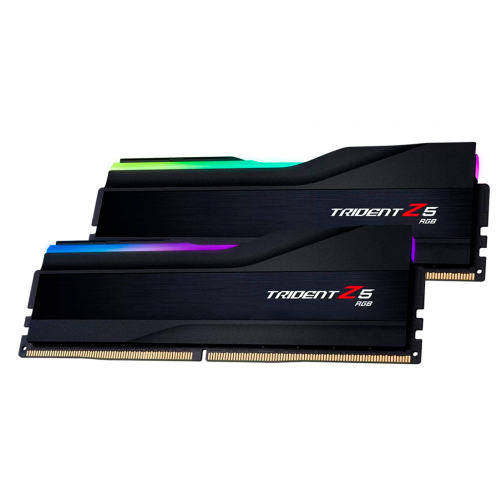 Memoria RAM G.Skill Trident Z5 RGB DDR5, 6400MHz, 64GB (2x32GB), Non-ECC, CL32, Negro, XMP, F5-6400J3239G32GX2-TZ5RK /MAX. 1 X CLIENTE