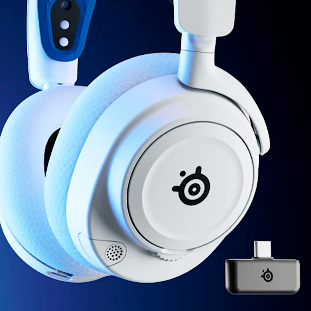 Diadema Gamer SteelSeries Arctis Nova 7P Wireless, Micrófono Con Supresión de Ruido AI, Inalámbrico, Blanco, 61561/ SS%OFF, INCLUYE MOUSEPAD STEELSERIES DE REGALO, NAVSTEEL - Image 3