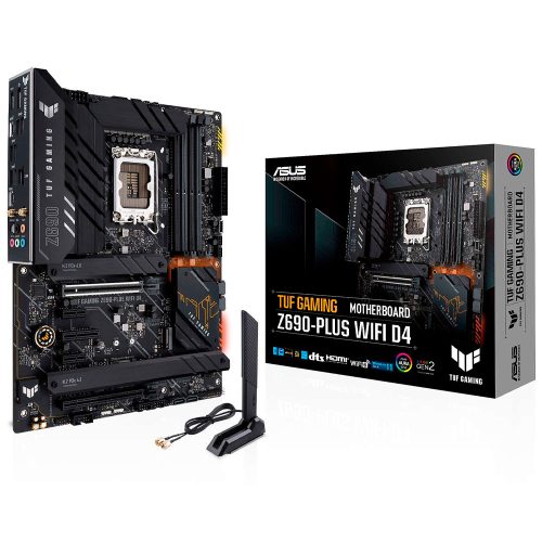 Tarjeta Madre TUF GAMING Z690-PLUS WIFI D4 Socket LGA1700 Intel Z690 ATX, DDR4