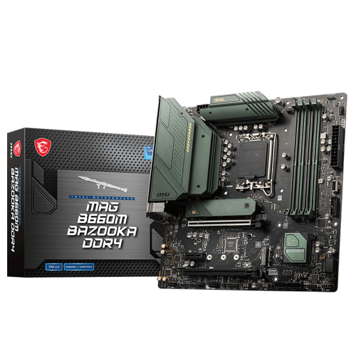 Tarjeta Madre MSI MAG B660M BAZOOKA DDR4, Socket LGA1700 Intel B660 Micro ATX, DDR4, Intel Core 12th Generación