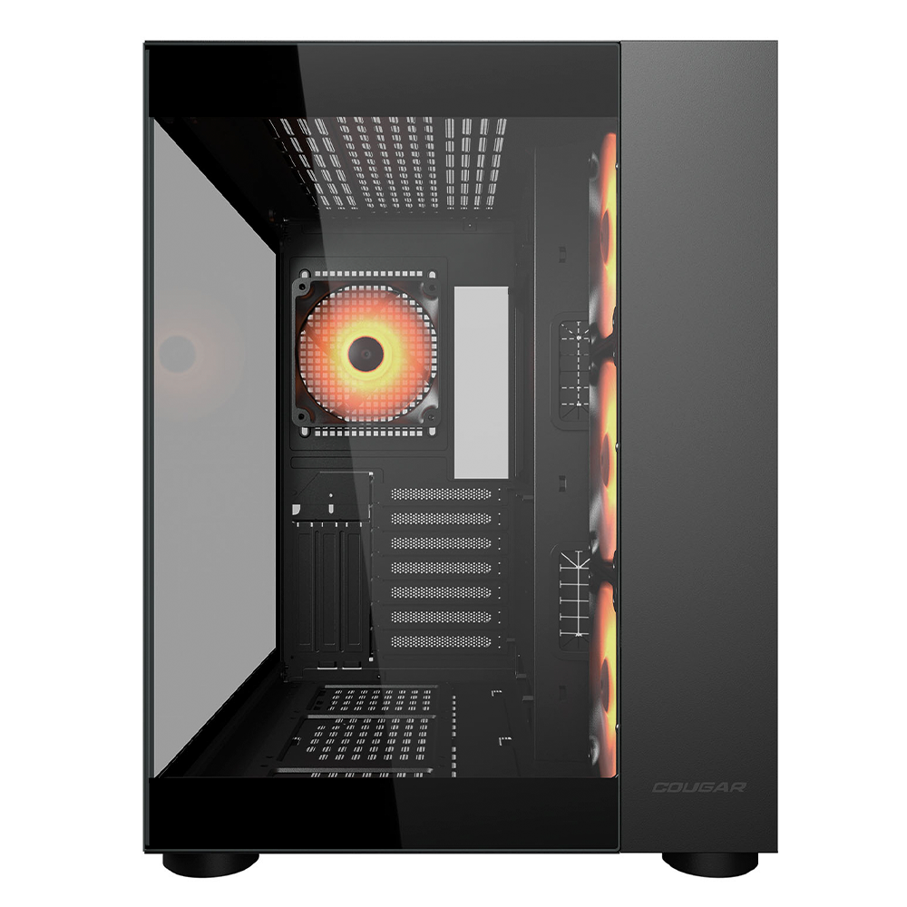 Gabinete Cougar FV150 RGB, Mid-Tower, ATX/Micro-ATX/Mini-ITX, Sin Fuente, 4 Ventiladores Instalados, USB 2.0/3.0, Black, 385KA10.0001 - Image 3