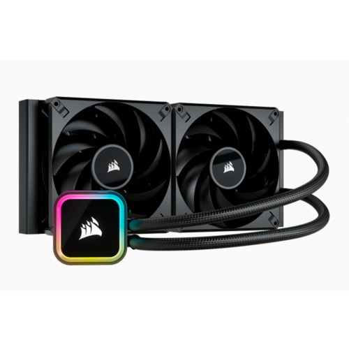 Enf. Líquido Corsair iCUE H115i RGB ELITE, 2x140mm, 1600RPM, Negro, CW-9060059-WW