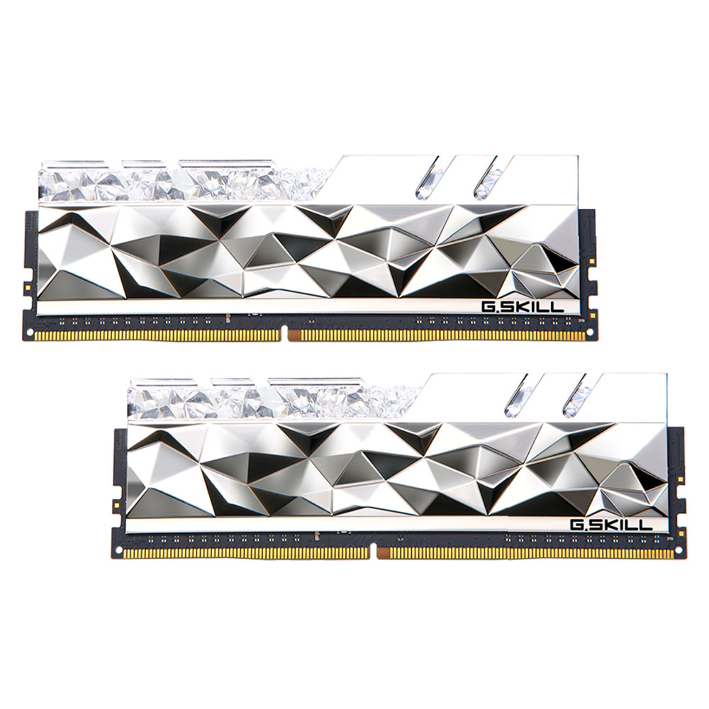 Memoria RAM de Lujo 16GB DD, R4 GSkill Trident Z Royal Elite, RGB Silver/ 4800Mhz Kit 2x8GB, F4-4800C19D-16GTESC /MAX. 1 X CLIENTE - Image 3