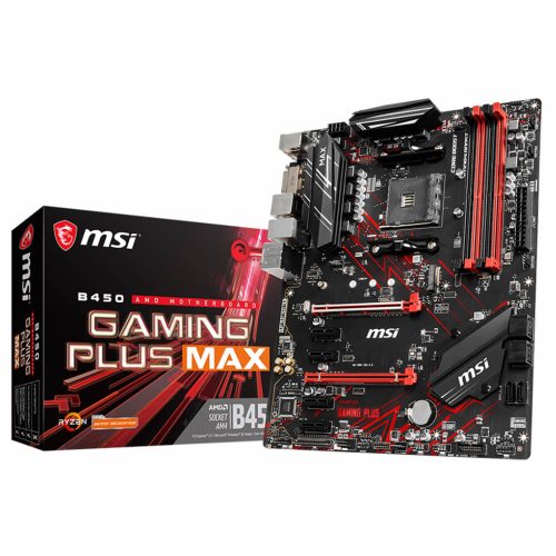 Tarjeta Madre MSI B450 Gaming Plus Max AMD Ryzen AM4 ATX, B450