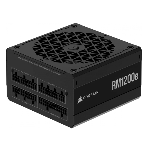 Fuente de Poder Corsair RM1200e, 1200W, 80+ Gold, Modular, 24-pin ATX, 12VHPWR, 140mm, CP-9020258-NA/ NAVIDAD