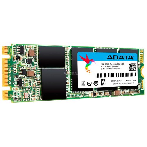Unidad de estado solido SSD M.2 1TB Adata SU800 2280, ASU800NS38-1TT-C /MAX. 1 X CLIENTE