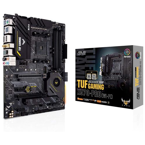 Tarjeta Madre Asus TUF GAMING X570-PRO (WI-FI) AMD Ryzen 3ra Gen. AM4 ATX, X570