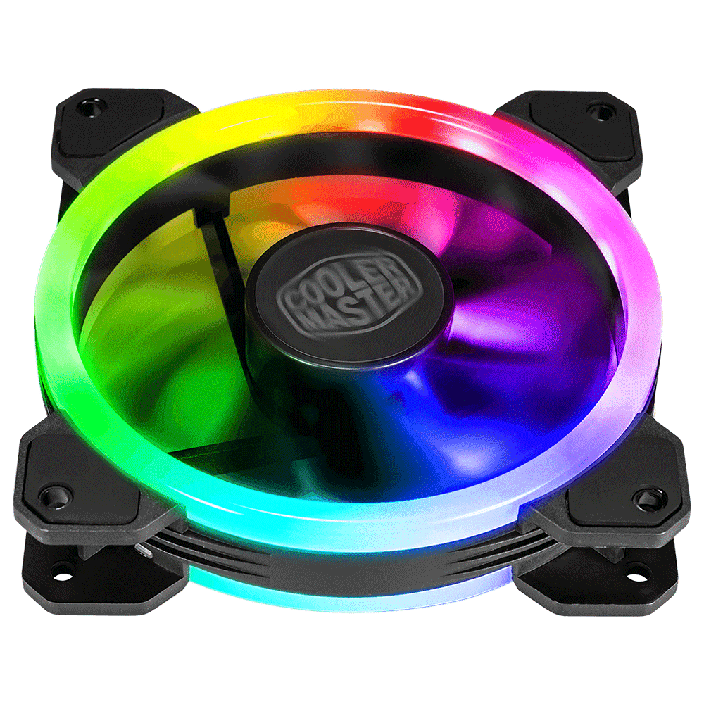 Ventilador Cooler Master MasterFan MF120 S2, Compatible con Aura Sync etc., ARGB, 3 pin, anti-vibraciones, MFW-B2DN-12NFA-S2 - Image 4
