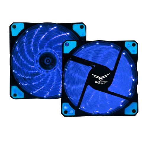 Ventilador Naceb 15LED Azul 120mm para gabinete NA-0920A