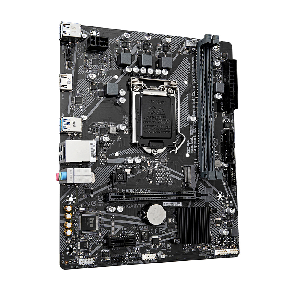 Tarjeta Madre Gigabyte Micro-ATX H510M K V2, Socket LGA1200, Intel H470 Express, HDMI, Up To 64GB DDR4, H510M K V2 - Image 2