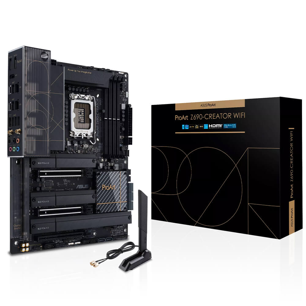 Tarjeta Madre ASUS (PROART Z690-CREATOR WIFI), Socket LGA 1700 Intel, ATX, DDR5, Intel Core 12th Generación