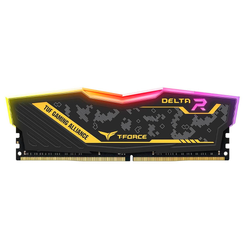 Memoria RAM Team Group T-Force Delta TUF Gaming RGB DDR4, 3200MHz, 32GB, Non-ECC, CL16, TF9D432G3200HC16F01 /MAX. 1 X CLIENTE