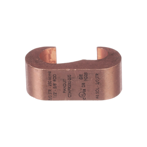PANDUIT CTAPR2/0-2-L Conector de compresión a tierra de cobre Panduit CTAPR2/0-2-L, 1Pz