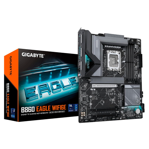 Tarjeta Madre Gigabyte B860 EAGLE WIFI6E, ATX, LGA1851, Intel B860, Up to 256GB DDR5, HDMI/DP, B860 EAGLE WIFI 6E