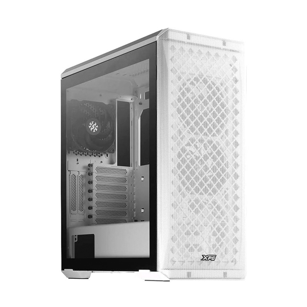Gabinete XPG DEFENDER, Cristal Templado, USB 3.0, 3 Ventiladores Incluidos, Blanco, DEFENDER-WHCWW