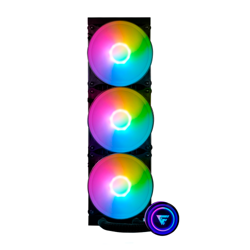 Enfriamiento Liquido Game Factor LQG700 Negro, 360mm, LGA1700, AM5, LQG700-BK