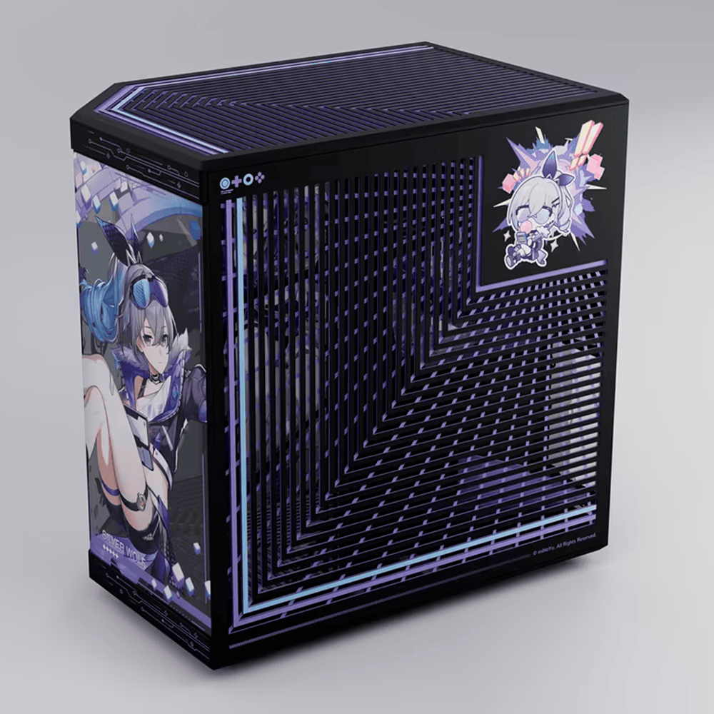 Gabinete HYTE Y70 SILVER WOLF, EDICIÓN ESPECIAL Honkai: Star Rail Limited Edition, Dual Chamber, ATX, Luxury PCIE 4.0 Riser Cable, EXCLUSIVO, Incluye Bundle y Accesorios, CS-HYTE-SW-Y70-EB - Image 5