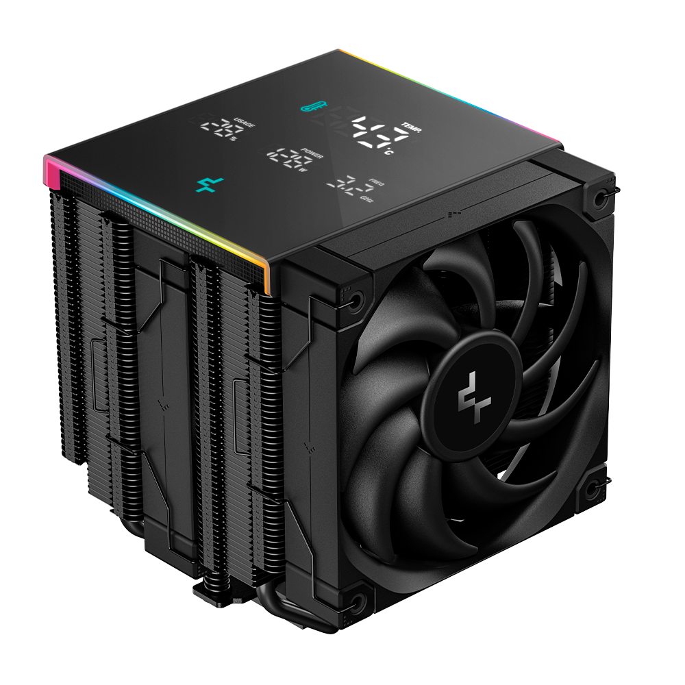 Disipador DeepCool AK620 DIGITAL PRO, 120mm, 500~1750RPM, Negro, R-AK620-BKAPMN-G