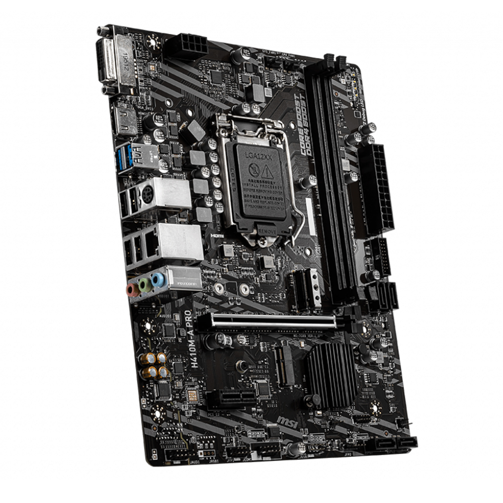 Tarjeta Madre MSI H410M-A PRO Socket LGA1200 Intel H410 Micro-ATX, DDR4, Intel Core 10th Generación - Image 4