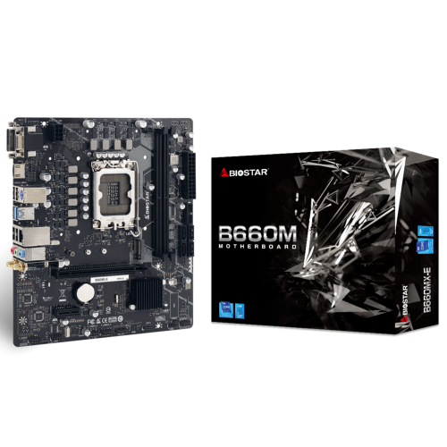 Tarjeta Madre Biostar B660MX-E, Socket LGA1700 Intel B660 Micro-ATX, DDR4, Intel Core 12th Generación