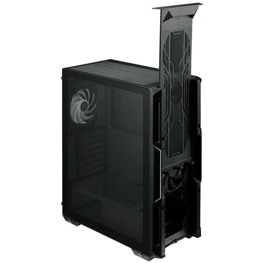 Gabinete XPG STARKER AIR BLACK, Cristal Templado, ARGB LED, ATX, USB 3.0, 2 Ventiladores (1 ARGB), Audio HD - STARKERAIR-BKCWW - Image 3