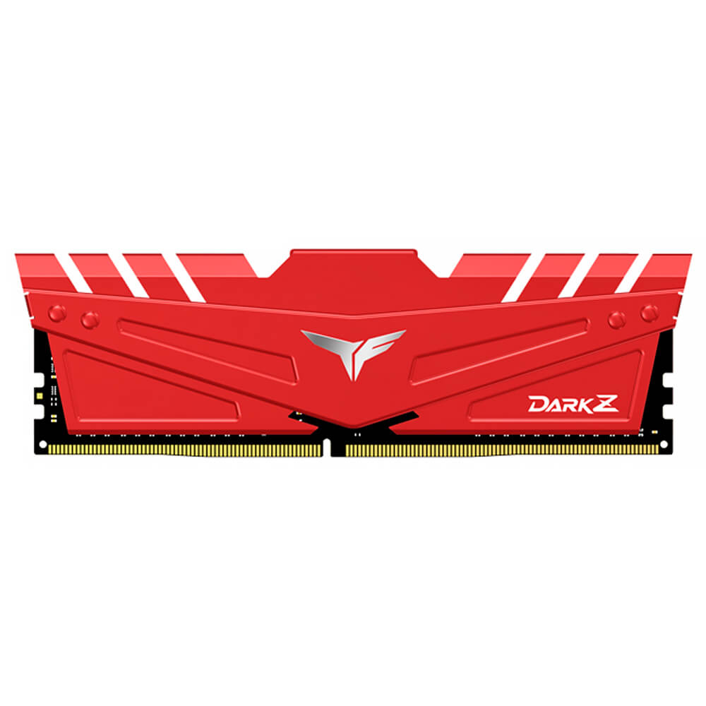 Memoria RAM 8GB DDR4 TeamGroup T-Force Dark Z 3000Mhz, Rojo, TDZRD48G3000HC16C01 /MAX. 1 X CLIENTE