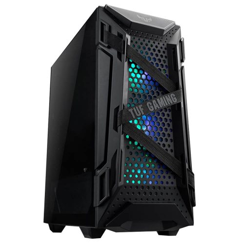 Gabinete Gamer Asus TUF Gaming GT301 RGB Aura Sync, Cristal Templado, USB 3.2, E-ATX, asustl25