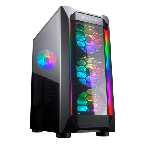 Gabinete Cougar MX410-G RGB, Cristal Templado, ATX, Mid Tower, 385VM60.0001