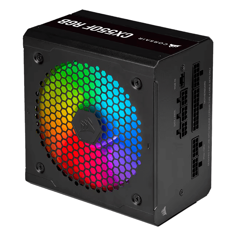 Fuente de Poder Corsair CX550F RGB 80 PLUS Bronze, 24-pines ATX, 120mm, 550W, Negro, CP-9020216-NA - Image 2