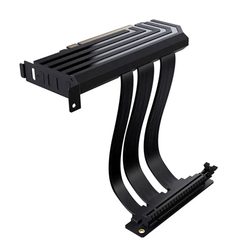 Cable Riser de Lujo HYTE PCIE40 4.0, Color Negro, ACC-HYTE-PCIE40-B