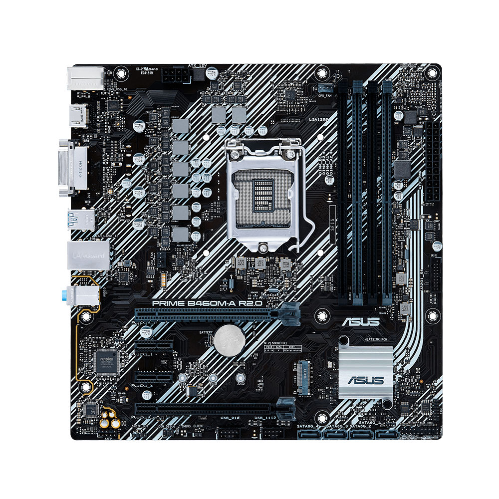 Tarjeta Madre Asus PRIME B460M-A R2.0 Socket LGA1200 Intel B460 Micro ATX, DDR4, Intel Core 10th Generación - Image 2