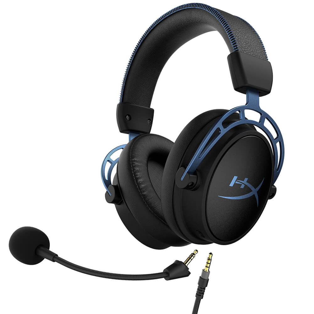 Diadema HyperX Cloud Alpha con Microfono Alambrica Estereo Negro Azul 1x3.5mm o 2x3.5mm, PC, LAP, CONSOLAS, SMARTPHONE HX-HSCAS-BL/WW - Image 4