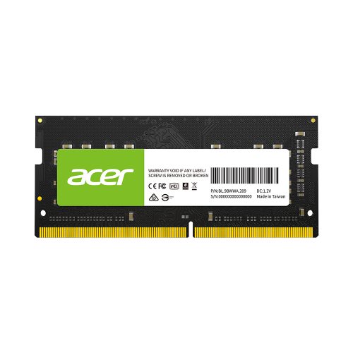 Memoria RAM SODIMM 8GB DDR4 Acer SD100 2666Mhz Black, BL.9BWWA.204 /MAX. 1 X CLIENTE