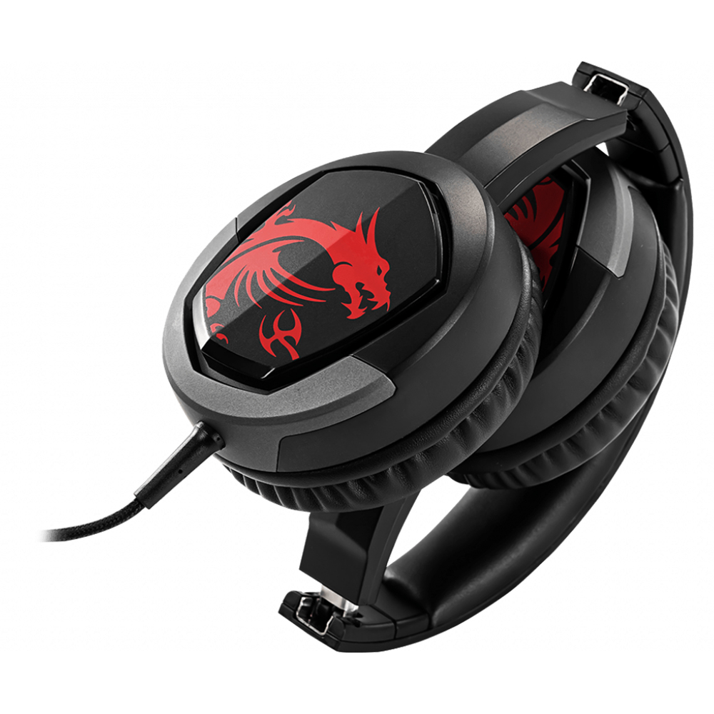 Diadema Gamer MSI Immerse GH30 Estereo Canales, Negra, Plug 3.5mm - Image 3
