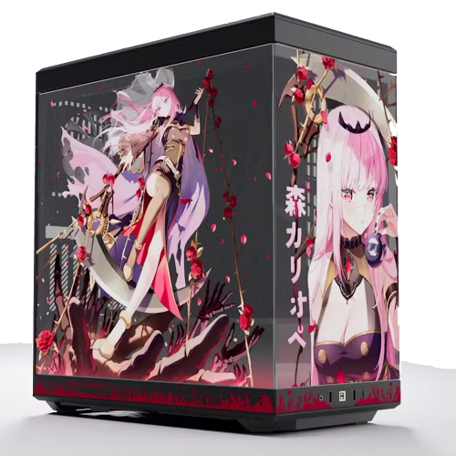 Gabinete HYTE Y40 MORI CALLIOPE, ATX Mid Tower, 2x120mm ventiladores pre instalados, Cristal Templado, PCIE 4.0, MORI CALLIOPE Edition, CS-HYTE-Y40-MORI/