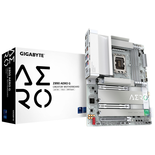 Tarjeta Madre Gigabyte Z890 AERO G, ATX, LGA 1851, Intel Z890, Up to 256GB DDR5, HDMI/DP, GIGABYTE Z890 AERO G