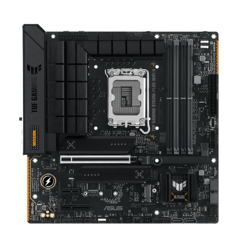 Tarjeta Madre Asus TUF B760M-PLUS WIFI II, B760, LGA 1700, mATX, DDR5, 2xM.2, Wi-Fi 6, HDMI/DP, Thunderbolt y Aura Sync, TUF GAMING B760M-PLUS WIFI II/ NAVIDAD