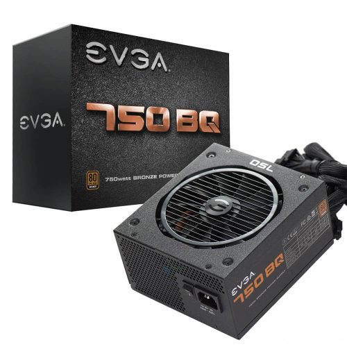 Fuente de poder EVGA 110-BQ-0750-V1, 750W, 80 Plus Bronze