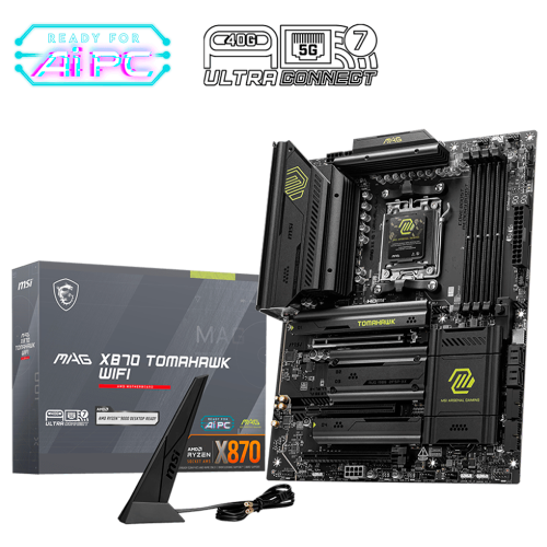 Tarjeta Madre MSI MAG X870 TOMAHAWK WIFI, ATX, AM5, AMD X870, Up to 256GB DDR5, HDMI/DP, MAG X870 TOMAHAWK WIFI