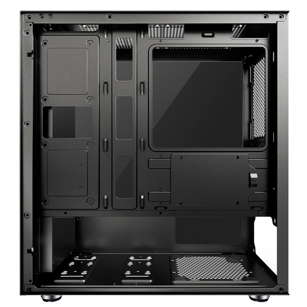 Gabinete Yaguaret FLICKER Negro, LED RGB, Cristal Templado, Micro ATX, Mini ITX, USB 3.0, CGFLICKER01YGT / - Image 7