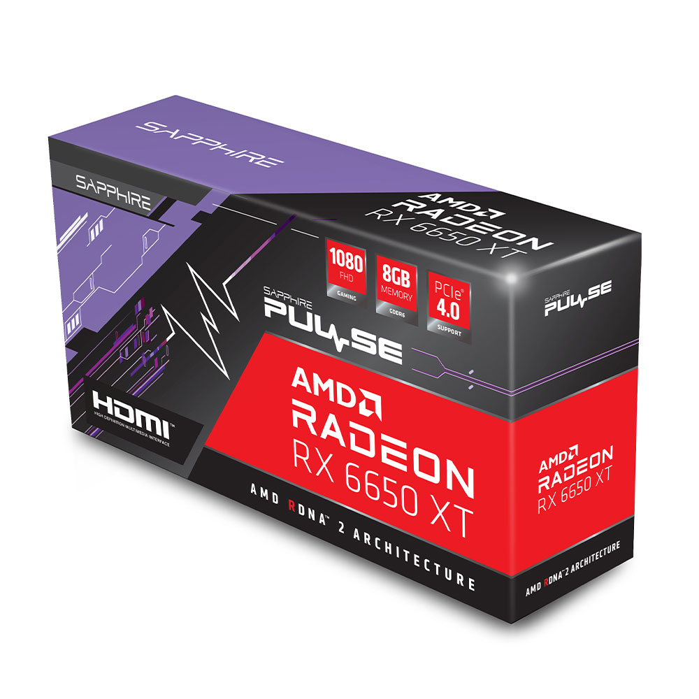 Tarjeta de video Radeon RX 6650 XT 8GB GDDR6, Sapphire Pulse, HDMI, DP/ PCI-e 4.0, Nuevo Chip RDNA 2, 11319-03-20G, 1 AÑO DE GARANTIA NACIONAL - Image 7