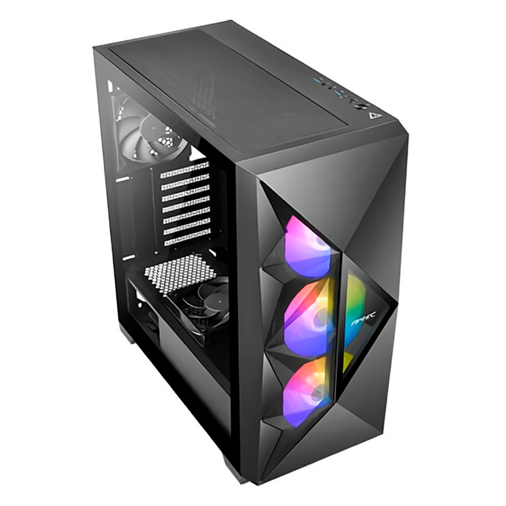 Gabinete Antec DF800 Flux, Con Ventana Lateral, Midi-Tower, ATX/Mini-ITX/Micro-ATX, USB 3.0, Sin Fuente, 5 Ventiladores Instalados, Negro, DF800 FLUX - Image 4