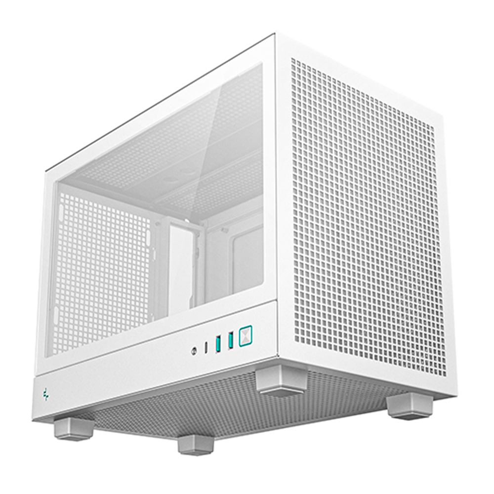 GABINETE DEEPCOOL CH160 WHITE, MINI-ITX, CRISTAL TEMPLADO, PANELES DE FLUJO DE AIRE ALTO, REFRIGERACIONES HASTA 172MM DE ALTURA, R-CH160-WHNGI0-G-1 - Image 2