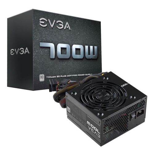 Fuente de poder EVGA 700W, 100-W1-0700-K1, 80 Plus White // YYGH3