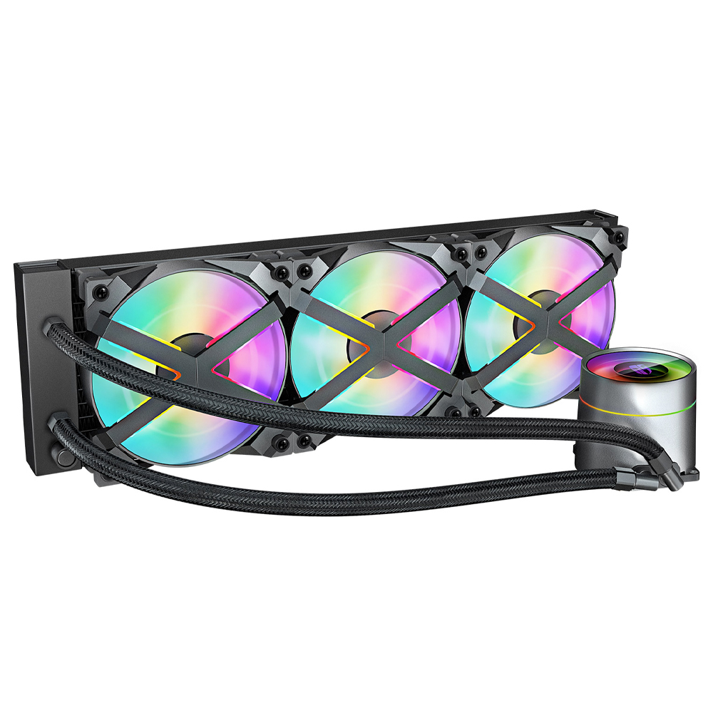 Sistema de Enfriamiento Liquido AIO Deepcool Castle 360EX RGB - 120mm X3 Intel y Amd (Listo para LGA1200 y TRX4) Aura Sync, RGB Fusión etc., DP-GS-H12-CSL360EX-RGB - Image 2
