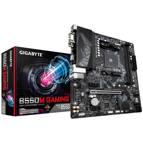 Tarjeta Madre Gigabyte B550M GAMING, Socket AM4, AMD B550, Micro ATX, DDR4, AMD Ryzen 5000