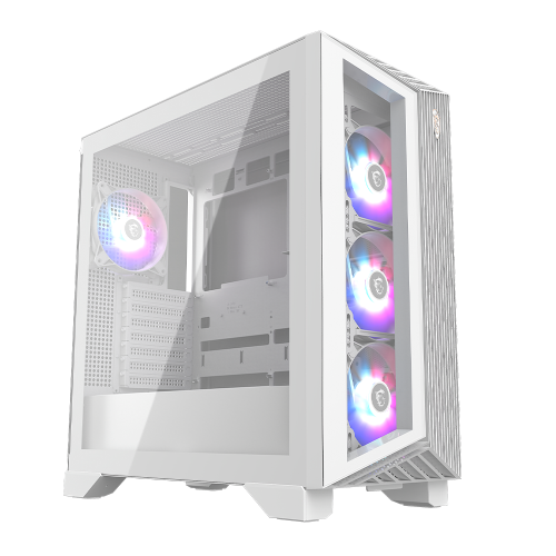 Gabinete MSI MAG MPG GUNGNIR 210R, Cristal Templado, ATX, USB 3.2, Incluye 4 Ventiladores, Sin Fuente, Blanco, Compatible Con Tarjetas Madre Back Connect, MPG GUNGNIR 210R WHITE