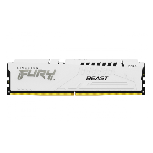 Memoria RAM Kingston Fury Beast, DDR5, 6000MHz, 32GB, CL30, Blanco, KF560C30BW-32 /MAX. 1 X CLIENTE